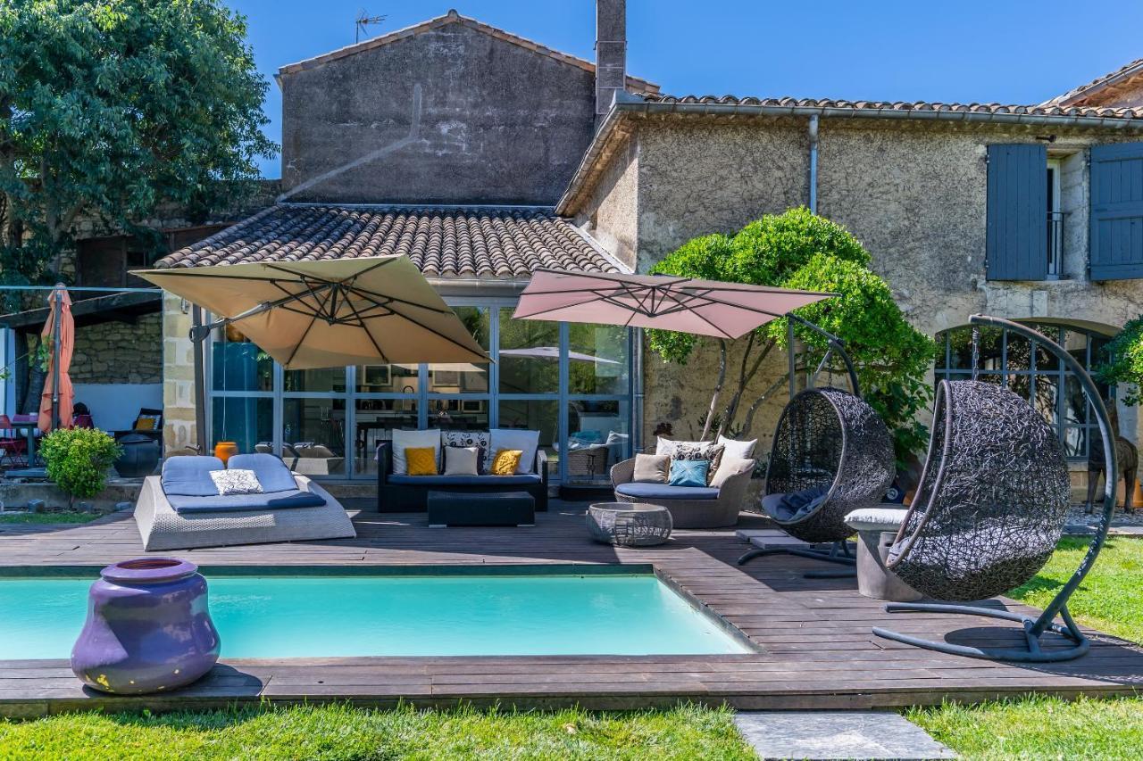 Villa Mas Bleu Sommières Exterior foto