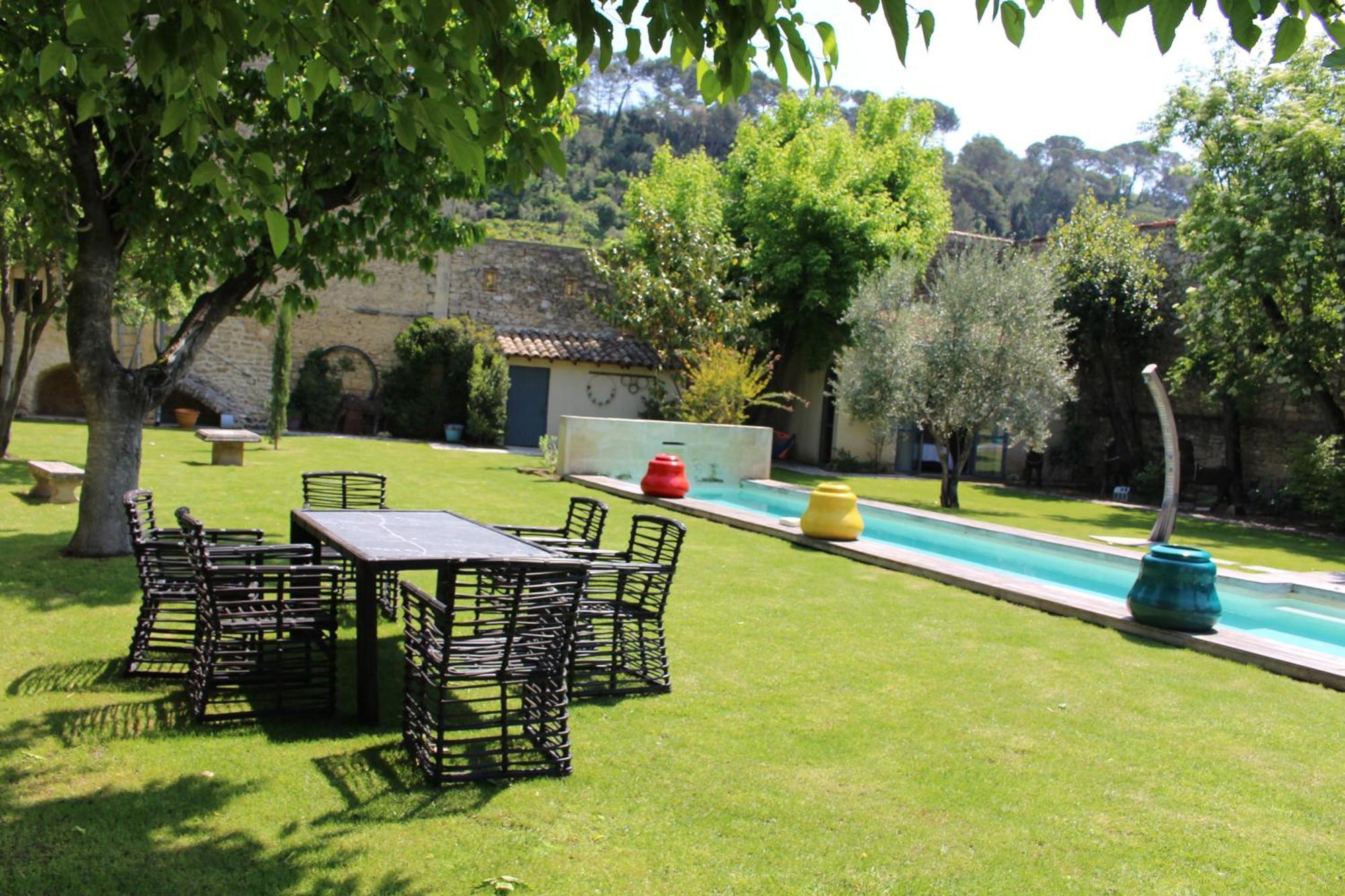Villa Mas Bleu Sommières Exterior foto