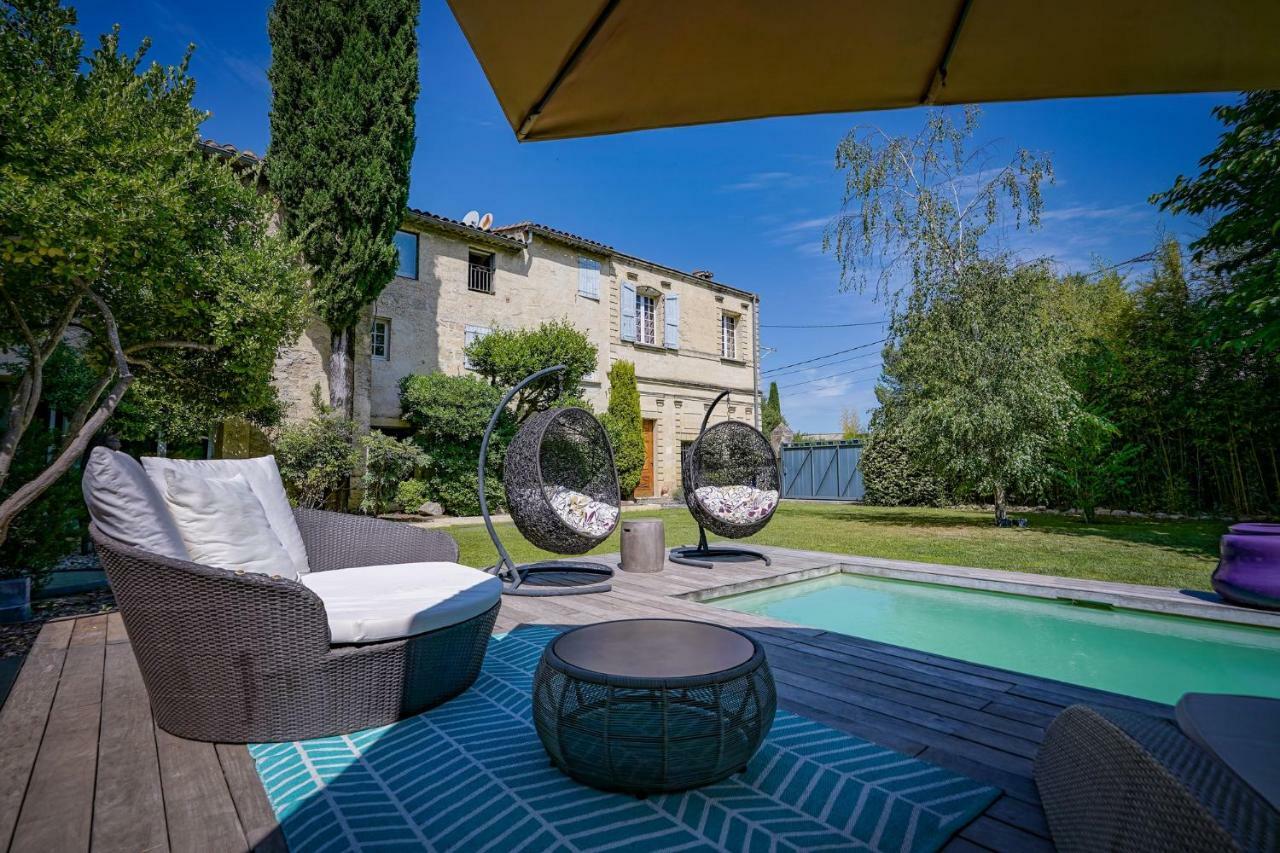 Villa Mas Bleu Sommières Exterior foto