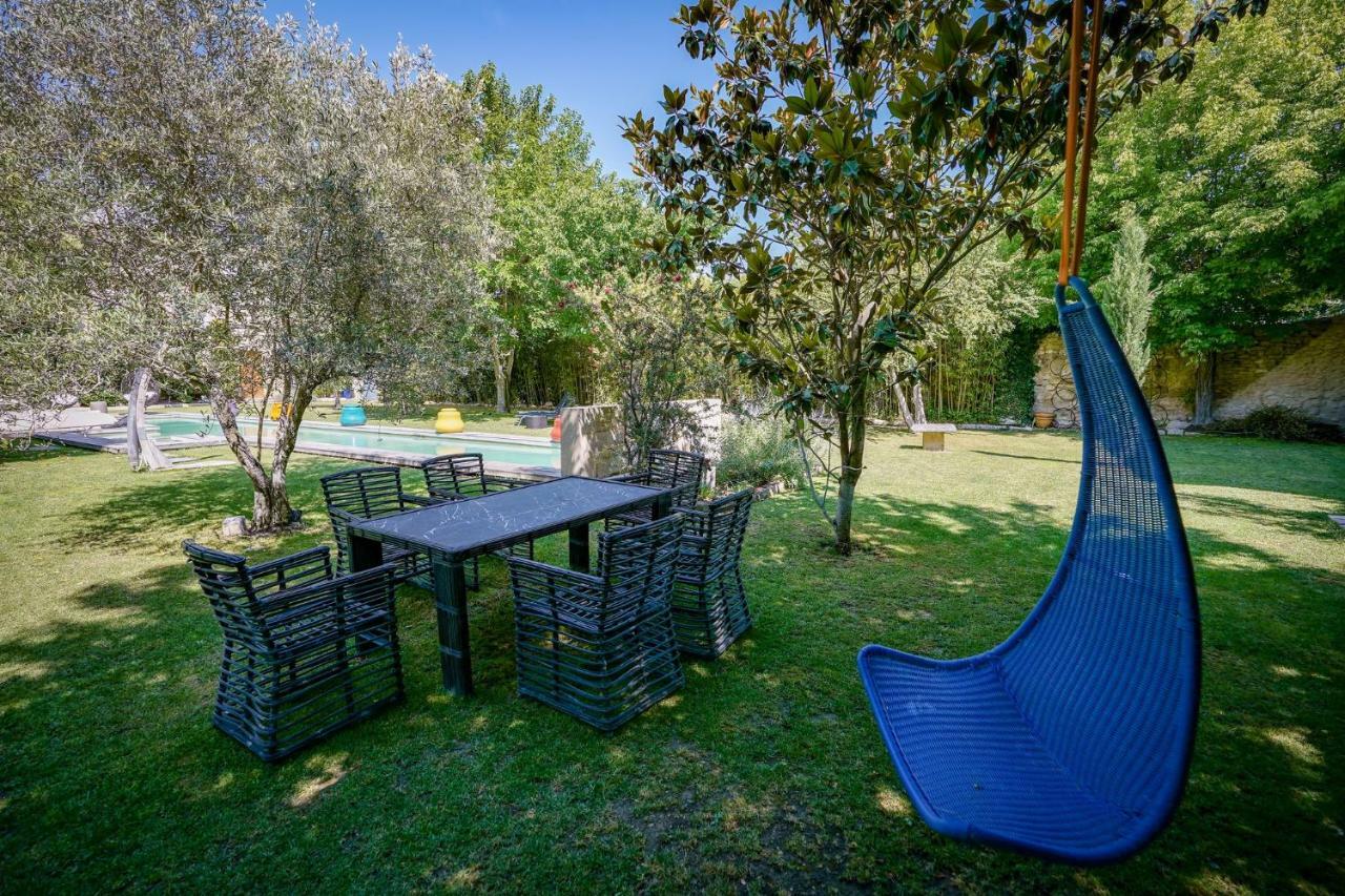 Villa Mas Bleu Sommières Exterior foto