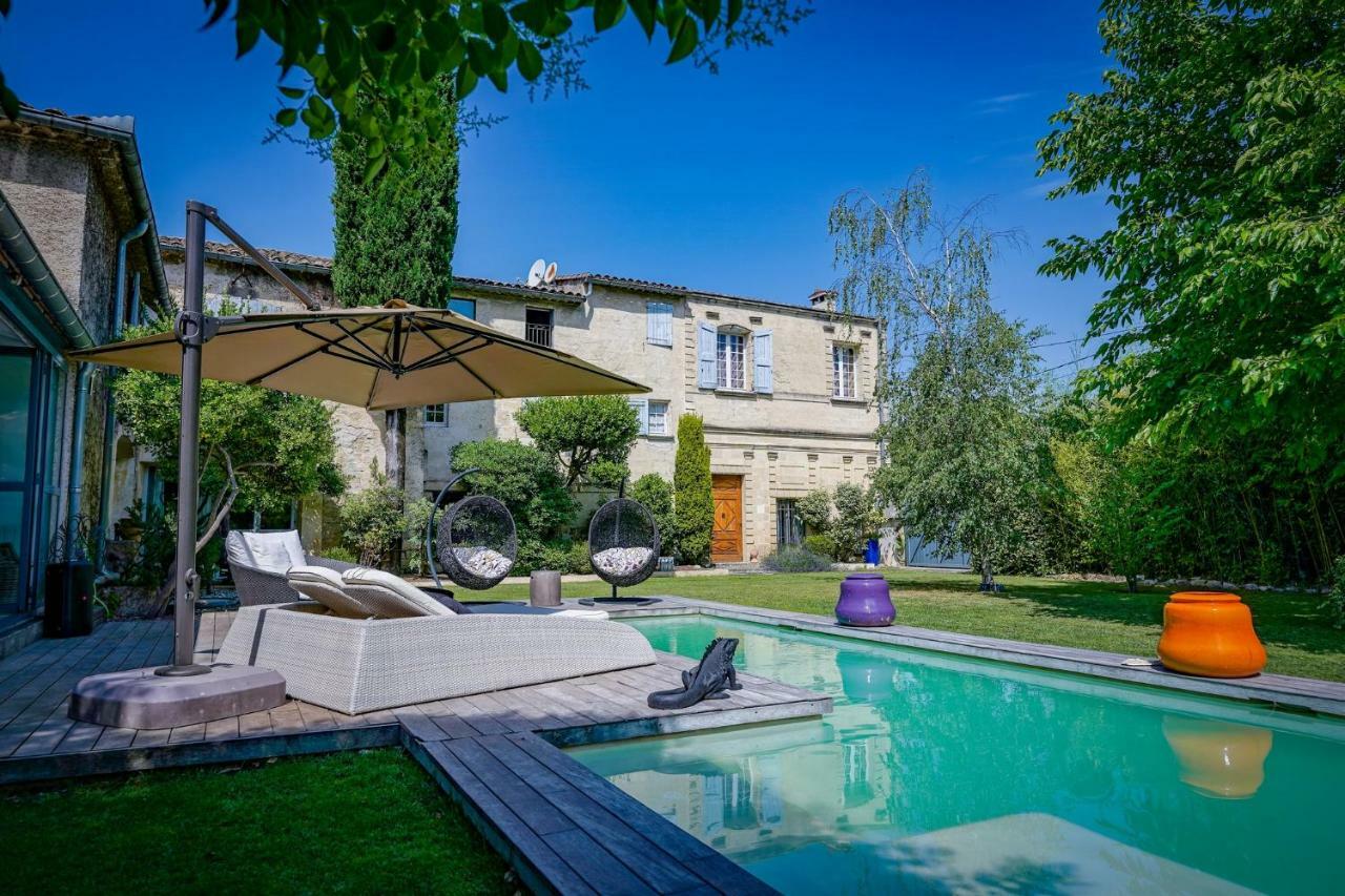 Villa Mas Bleu Sommières Exterior foto